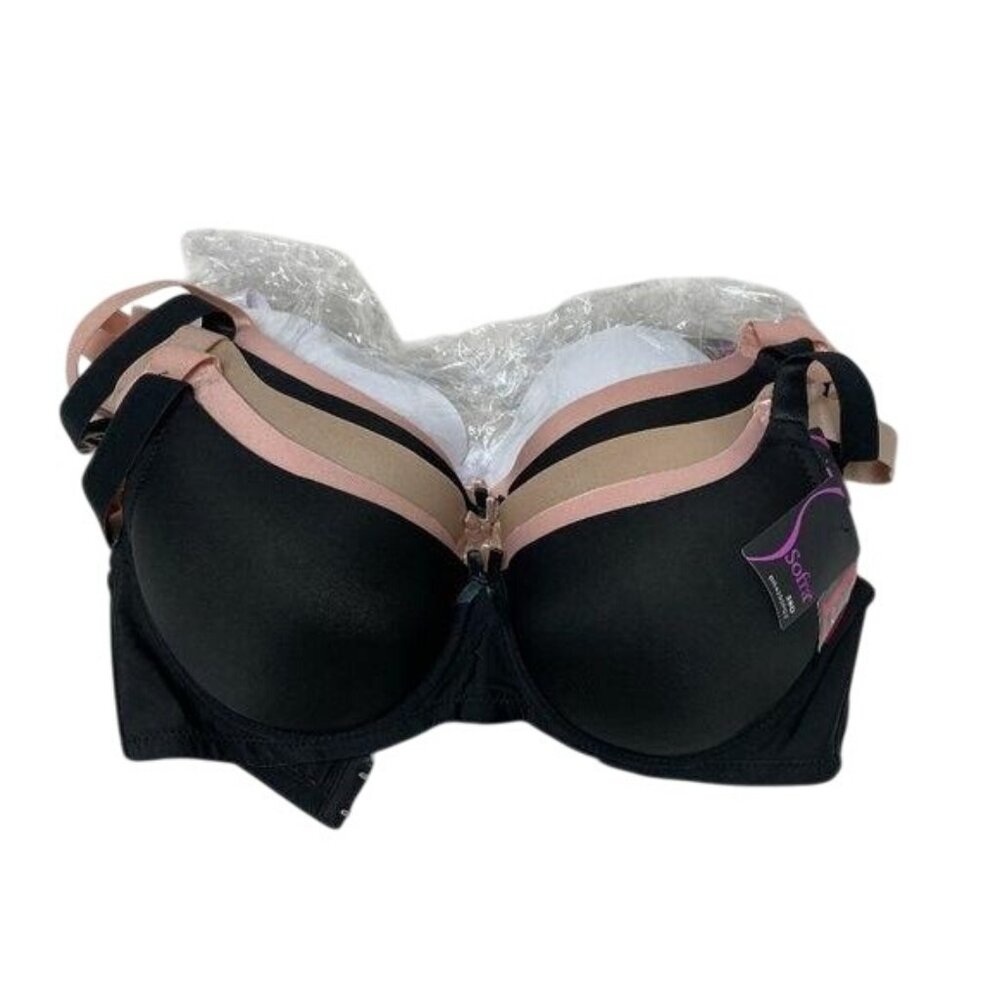 Bundle Of Six Smooth Construction Neutral Everyday Color Bras
